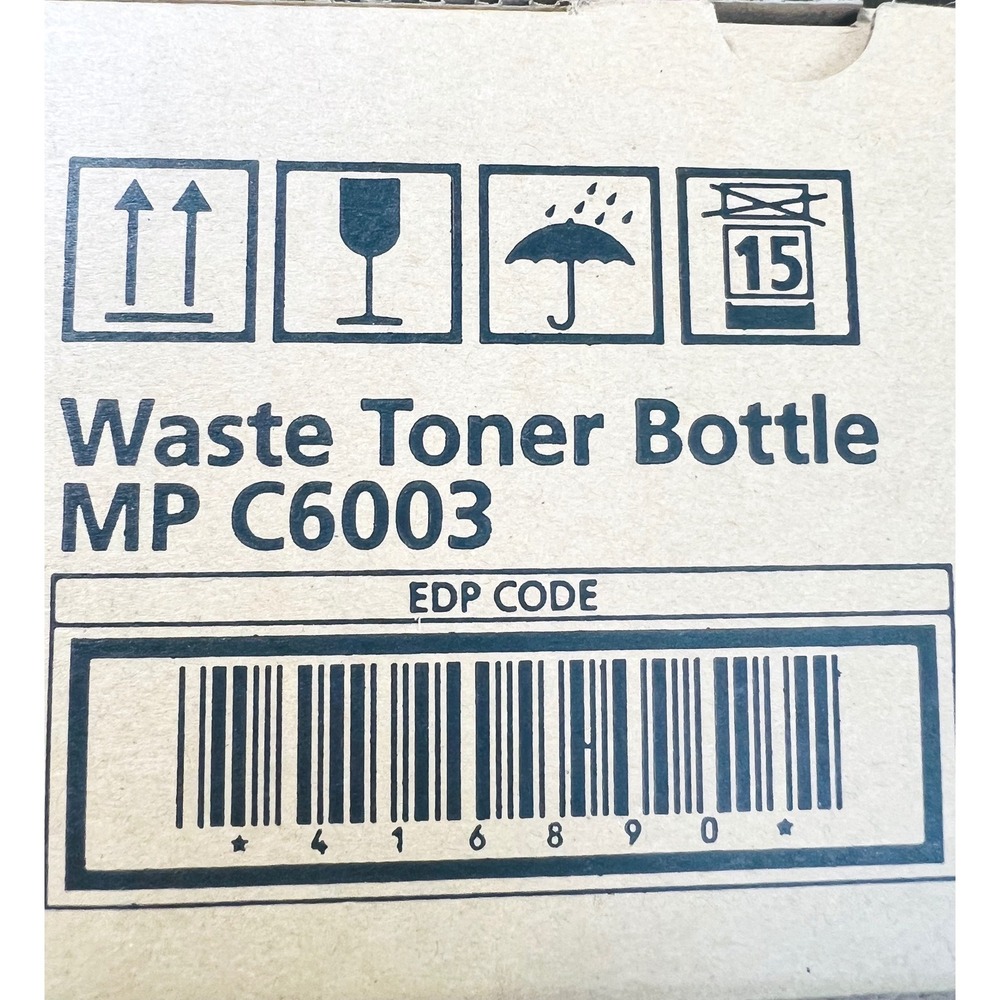 Ricoh Waste Toner Bottle MP C6003 EDP 416890 Model D860-01 New Genuine